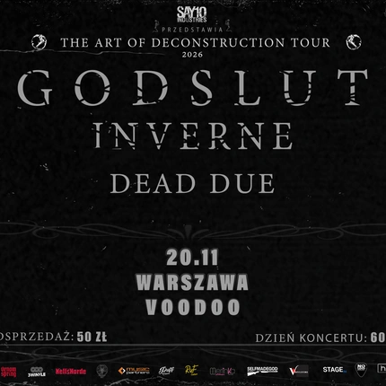 TAOD Tour: Warszawa 20.11.2026