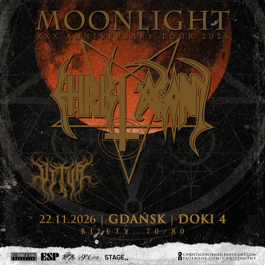 CHRIST AGONY Moonlight XXX-Anniversary Tour 2026 - Gdańsk