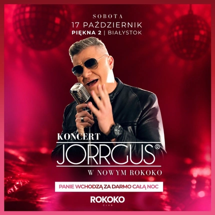 KONCERT JORRGUS W ROKOKO / NOWA LOKALIZACJA UL. PIĘKNA 2 / 17.10