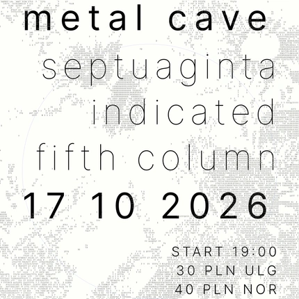 SEPTUAGINTA X INDICATED X FIFTH COLUMN | WARSZAWA