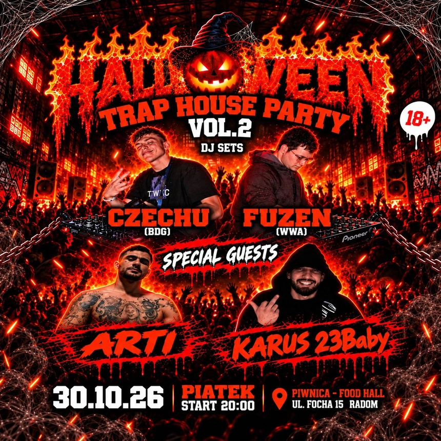 HALLOWEEN TRAP HOUSE PARTY Vol.2 / RADOM 30.10