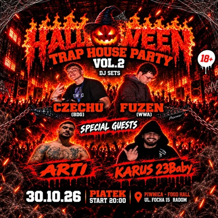HALLOWEEN TRAP HOUSE PARTY Vol.2  / RADOM 30.10
